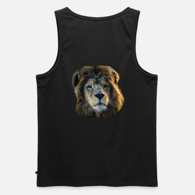 Strong like a Lion - Männer Premium Bio Tank Top - undefined