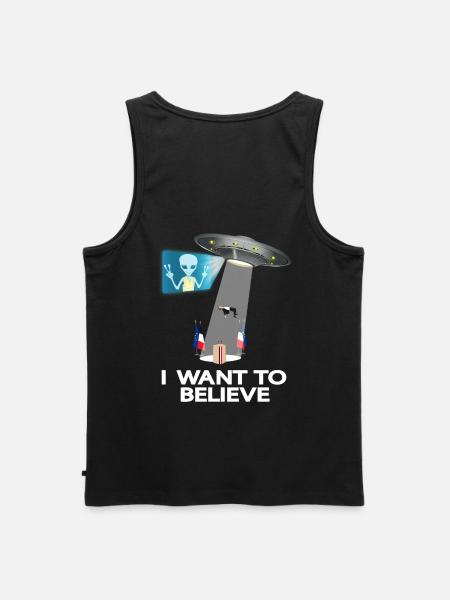 Ich möchte glauben, II - Macron - Männer Premium Bio Tank Top - Schwarz