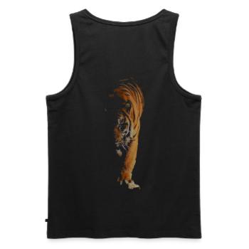 Tigre - Débardeur bio Premium Homme - noir - Dos - AI Model Male 178 light (178cm)
