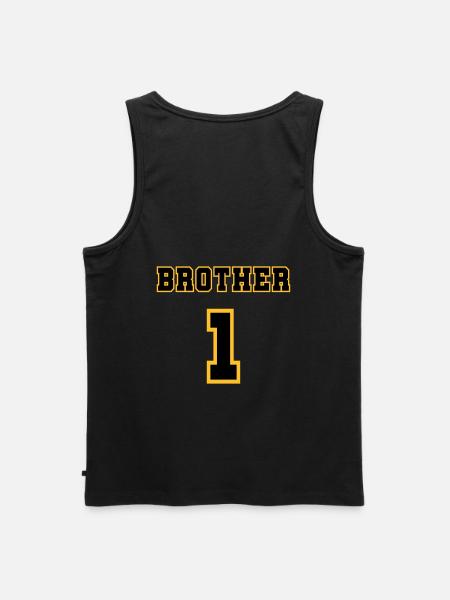 Brother 1 - Débardeur bio Premium Homme - noir