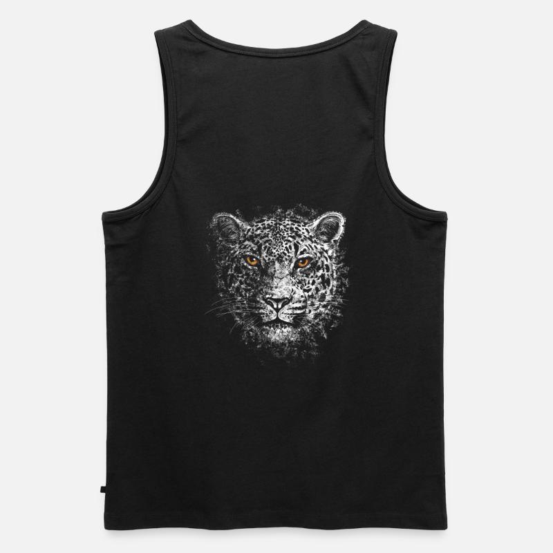 skaliert - Männer Premium Bio Tank Top - Schwarz