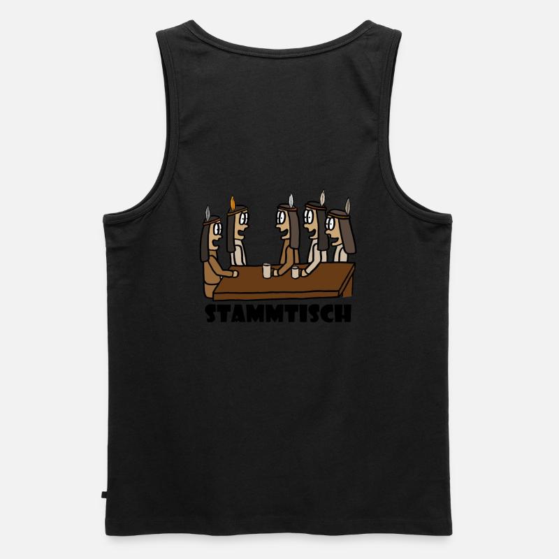 Stammtisch schwarz - Männer Premium Bio Tank Top - undefined