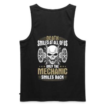 Mechanic Mechanic Mechanic Screwdriver - Men's Premium Organic Tank Top - black - Back - AI Model Male 178 light (178cm)