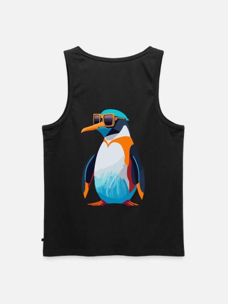 Penguin Revolution - Men's Premium Organic Tank Top - black
