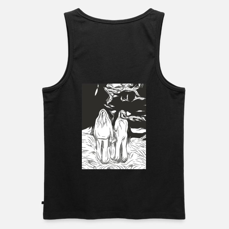 Wir und das Unbekannte - Männer Premium Bio Tank Top - Schwarz