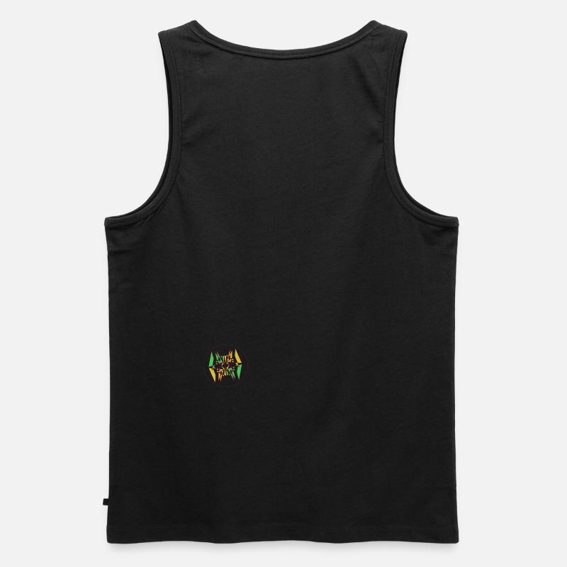 super rich - Männer Premium Bio Tank Top - Schwarz