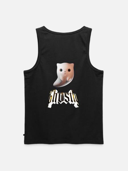 Ghostly One - Men's Premium Organic Tank Top - black
