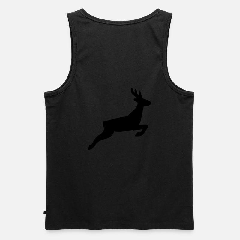 3 Kamel - Männer Premium Bio Tank Top - Schwarz