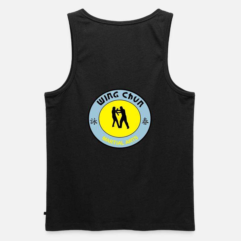 wing_chun1 - Männer Premium Bio Tank Top - Schwarz