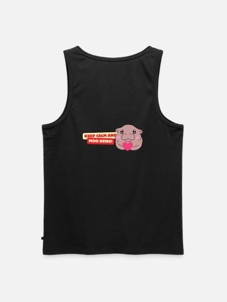 Moo Deng t’aime - Débardeur bio Premium Homme - noir