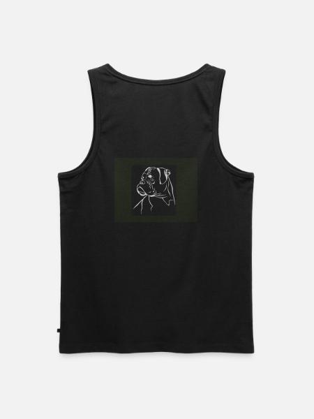 Dog boxer nice dog animal - Men's Premium Organic Tank Top - black