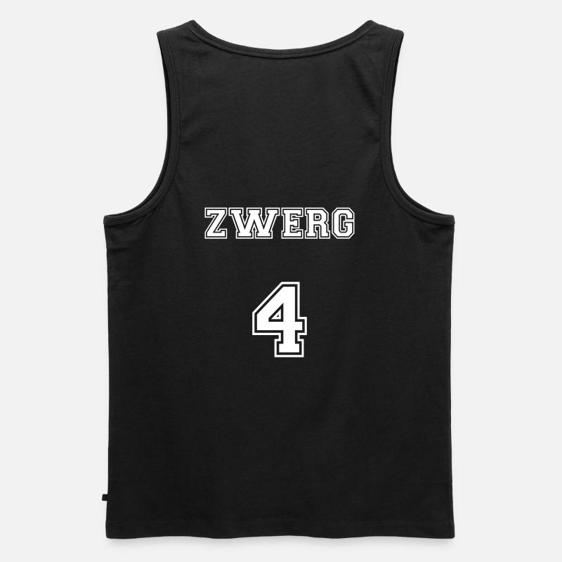  Zwerg 4 - Männer Premium Bio Tank Top - Schwarz