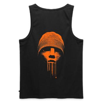 Beanie Rebel - Débardeur bio Premium Homme - noir - Dos - AI Model Male 178 light (178cm)