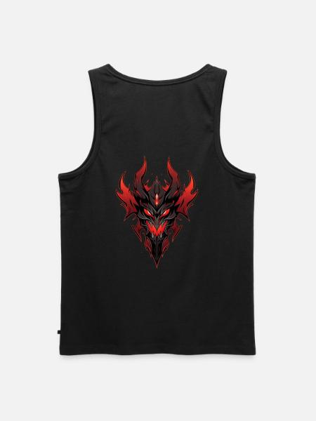 Dark Demond Fire Head - Débardeur bio Premium Homme - noir
