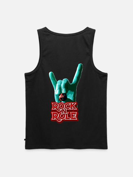 RockNRole V.1 - Men's Premium Organic Tank Top - black