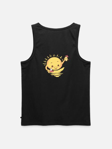 Sommer Cocktail Geschenk - Männer Premium Bio Tank Top - Schwarz