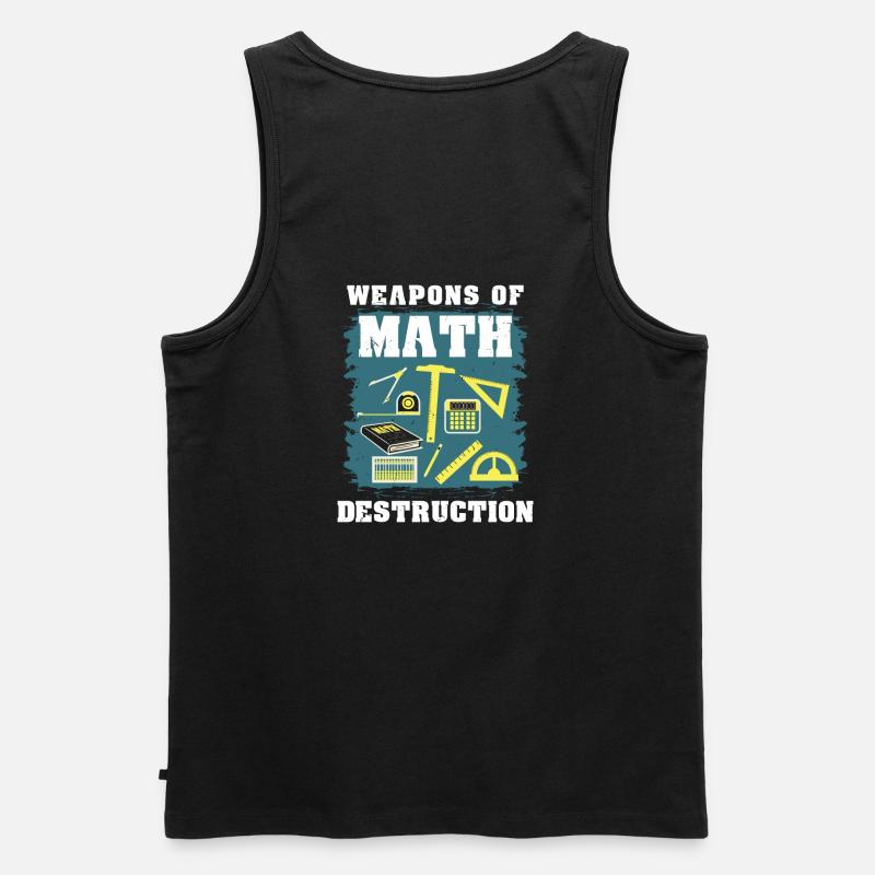 Mathematik Mathe Geschenk - Männer Premium Bio Tank Top - Schwarz