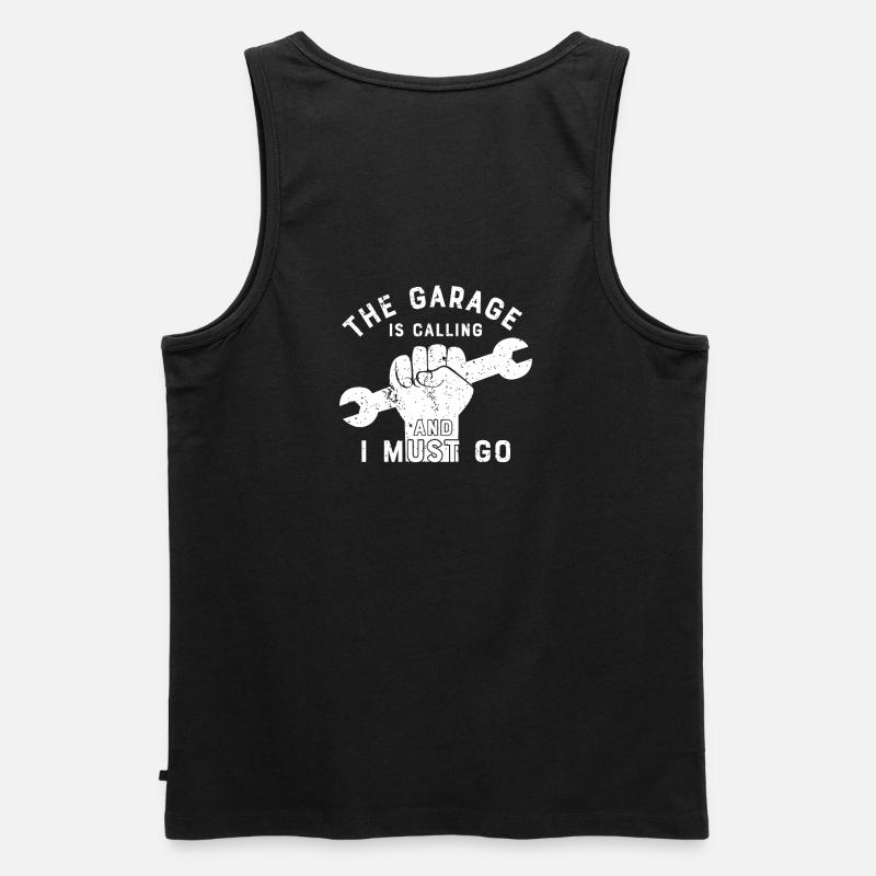 Mechaniker - Männer Premium Bio Tank Top - Schwarz