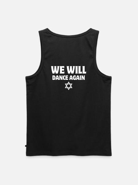 Israel, we will dance again - Men's Premium Organic Tank Top - black