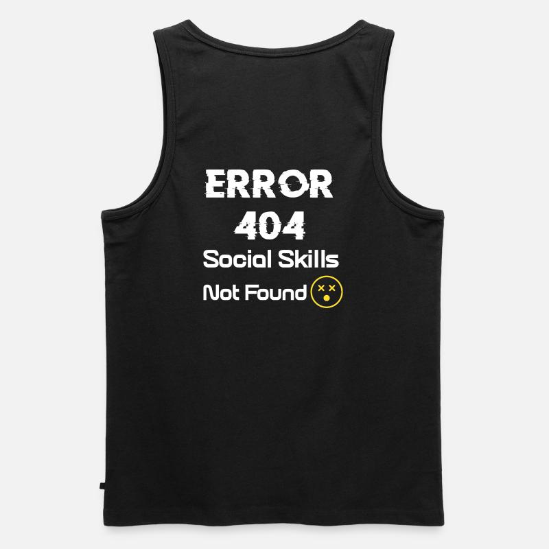 Sozialkompetenz - Männer Premium Bio Tank Top - Schwarz