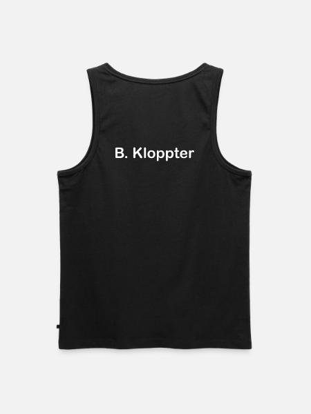 B. Kloppter - Männer Premium Bio Tank Top - Schwarz