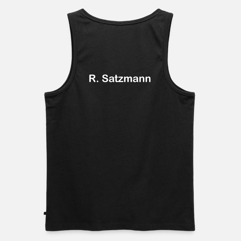 R. Satzmann - Männer Premium Bio Tank Top - Schwarz