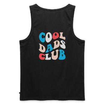 Cool Dads Club Gift Dad 2026 - Men's Premium Organic Tank Top - black - Back - AI Model Male 178 light (178cm)