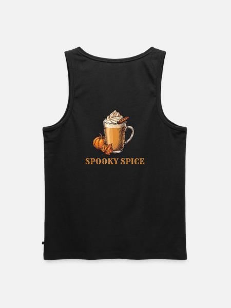 Spooky Spice Pumpkin Spice - Männer Premium Bio Tank Top - Schwarz