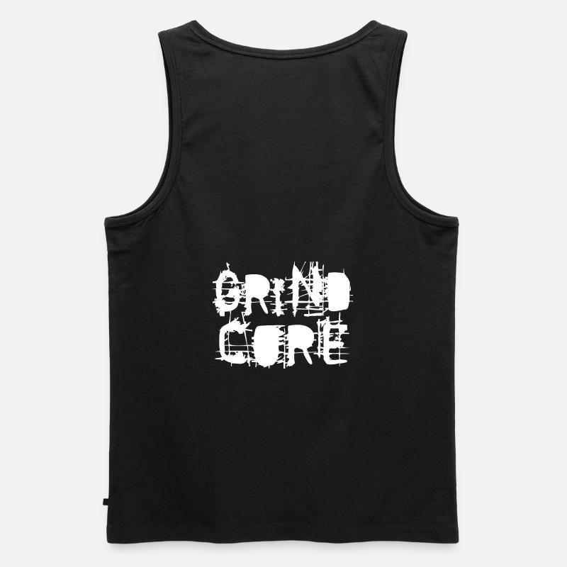Grind Core - Männer Premium Bio Tank Top - Schwarz