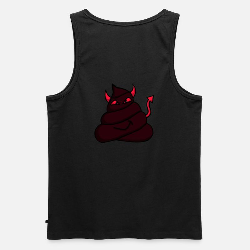 Devil-Heap-Red - Men's Premium Organic Tank Top - black