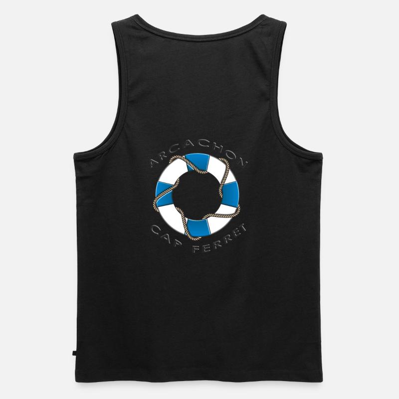 Rettungsring2 - Männer Premium Bio Tank Top - Schwarz