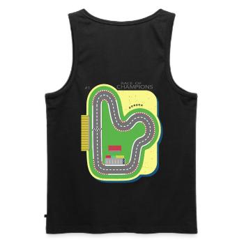 Play Mat Car Race Track, Race of Champions Kids - Débardeur bio Premium Homme - noir - Dos - AI Model Male 178 light (178cm)