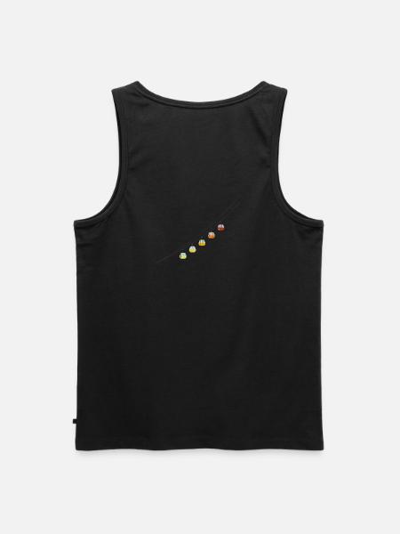 Gletscher-Seilbahn La Grave - Männer Premium Bio Tank Top - Schwarz