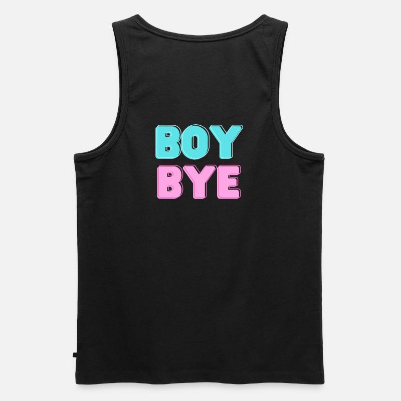 boy bye - Männer Premium Bio Tank Top - Schwarz