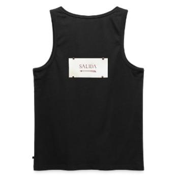 Salida fbg - Männer Premium Bio Tank Top - Schwarz - Hinten - AI Model Male 178 light (178cm)