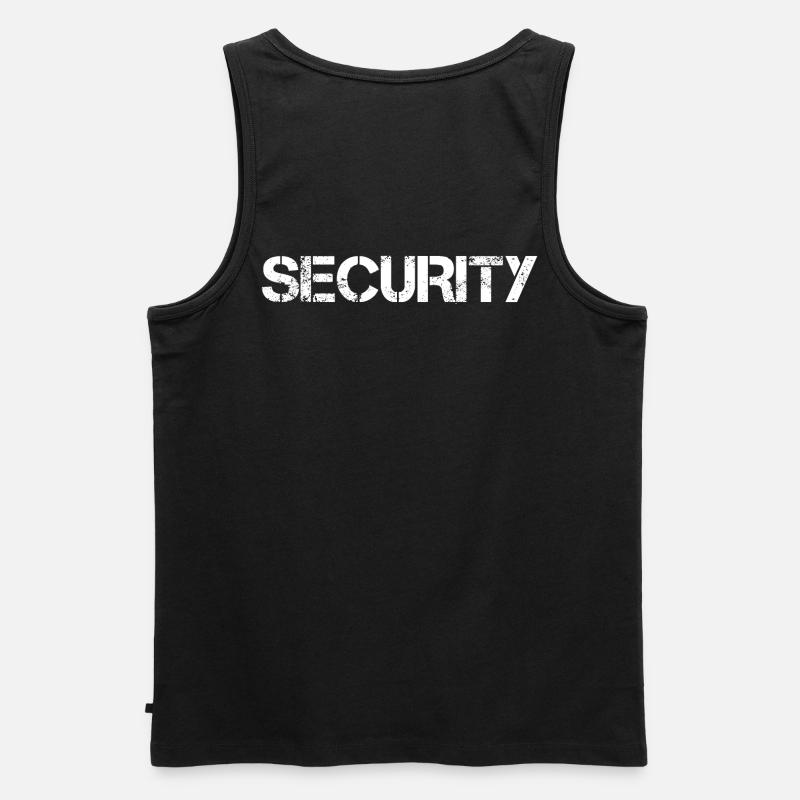 Security - Security - Men's Premium Organic Tank Top - black
