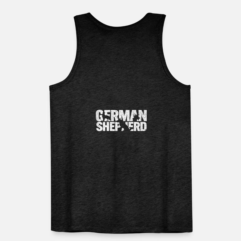 German Shepherd cutout Männer Premium Bio Tank Top