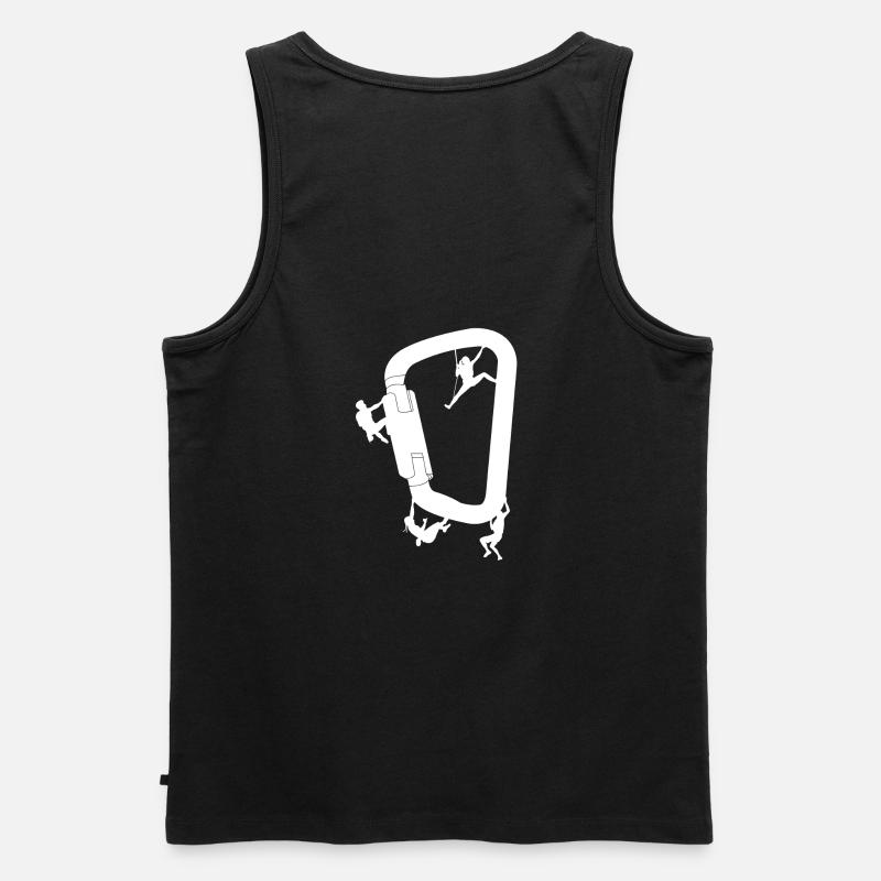 Climbing climb boulder - Men's Premium Organic Tank Top - black