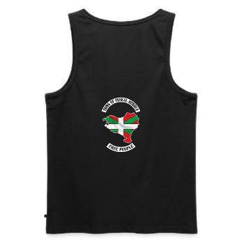 sons of euskal herria 6 - Men's Premium Organic Tank Top - black - Back - AI Model Male 178 light (178cm)