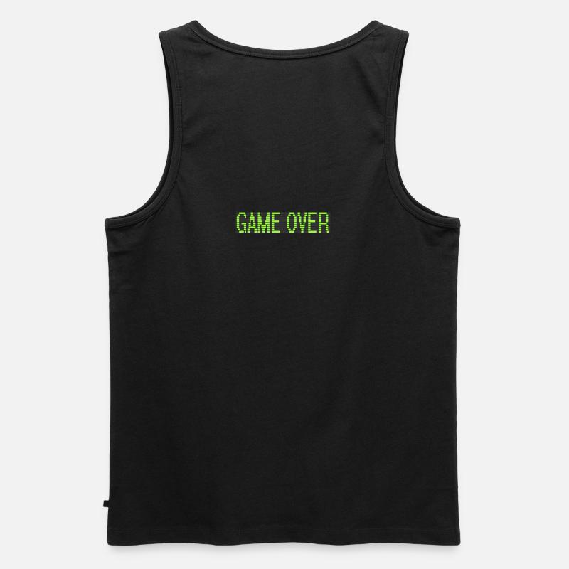 Retro GAME OVER - Männer Premium Bio Tank Top - undefined
