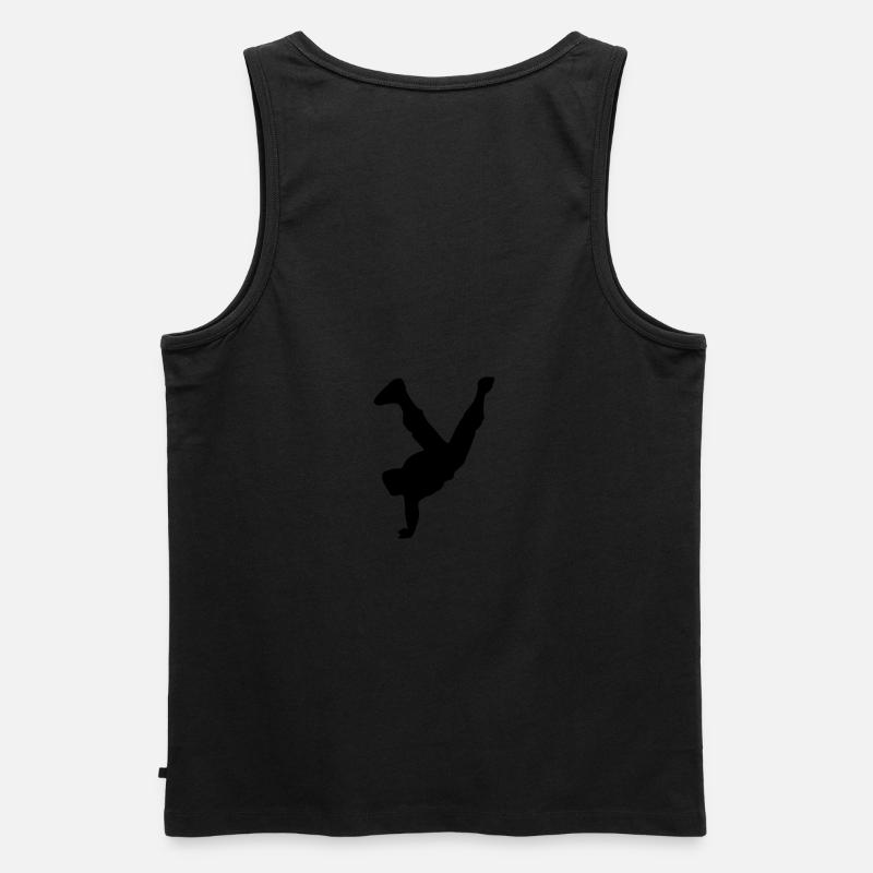 Breakdance Battle Grafik - Männer Premium Bio Tank Top - undefined