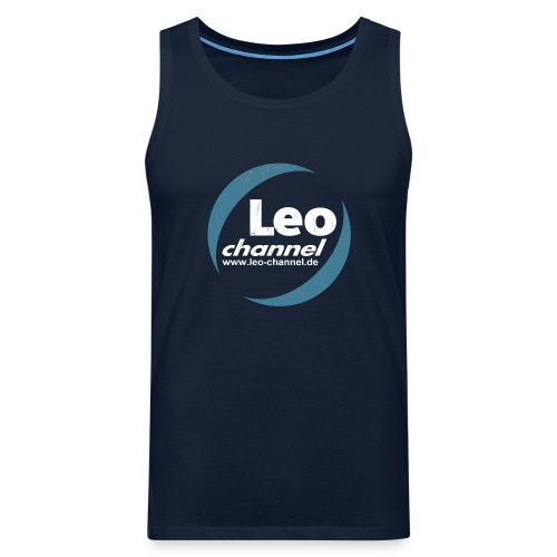 T Shirt Logo Dirty - Leo Channel - Männer Premium Tank Top