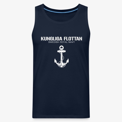 Kungliga Flottan - Swedish Royal Navy - ankare - Premiumtanktopp herr