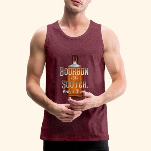 Bourbon Whiskey - Männer Premium Tank Top