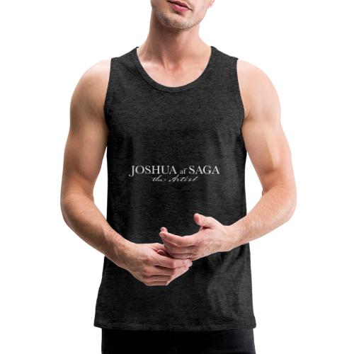 Joshua af Saga - The Artist - White - Premiumtanktopp herr