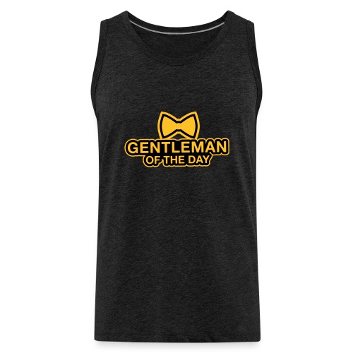 Gentleman of the day - JGA T-Shirt - Bräutigam - Männer Premium Tank Top