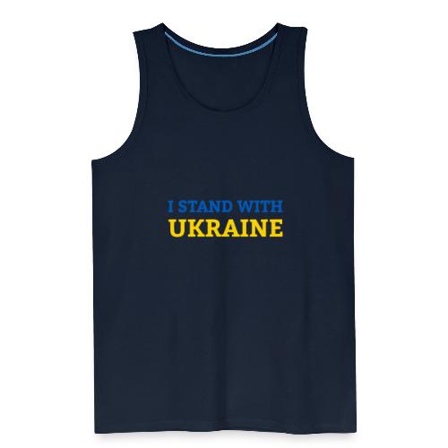 I stand with Ukraine Support & Solidarität - Männer Premium Tank Top