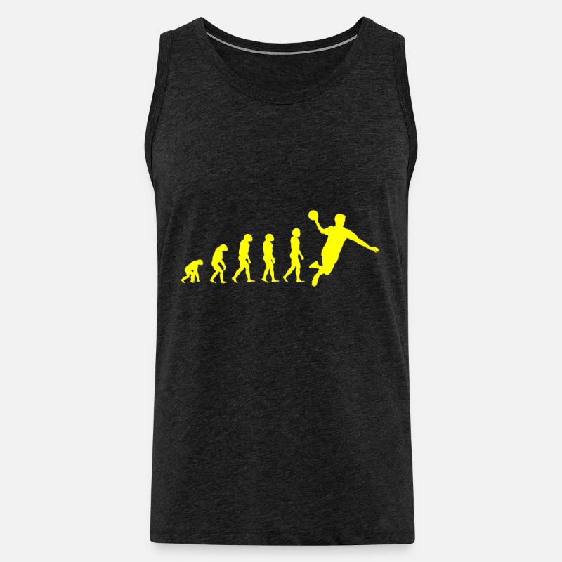 HANDBALL Evolution - Männer Premium Bio Tank Top - Anthrazit