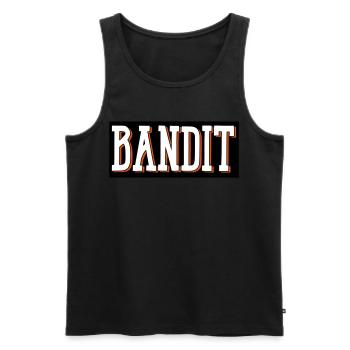 bandit dieb ganowe - Männer Premium Bio Tank Top - Anthrazit - Vorne - Alexander (188cm)