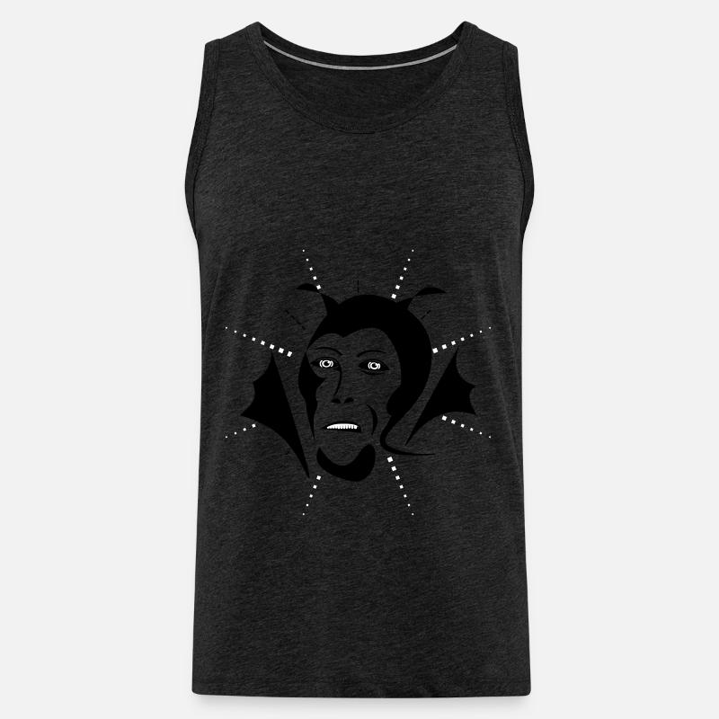 Devil / Teufel - Männer Premium Bio Tank Top - Anthrazit